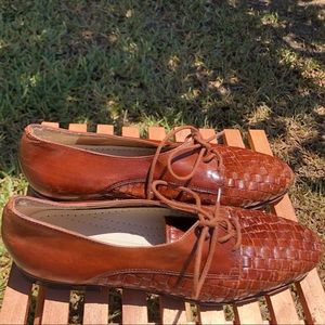 Trotters Woven Lila Oxfords (8.5)